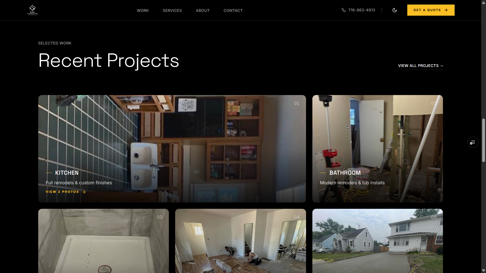 D&C Constructing — Screenshot