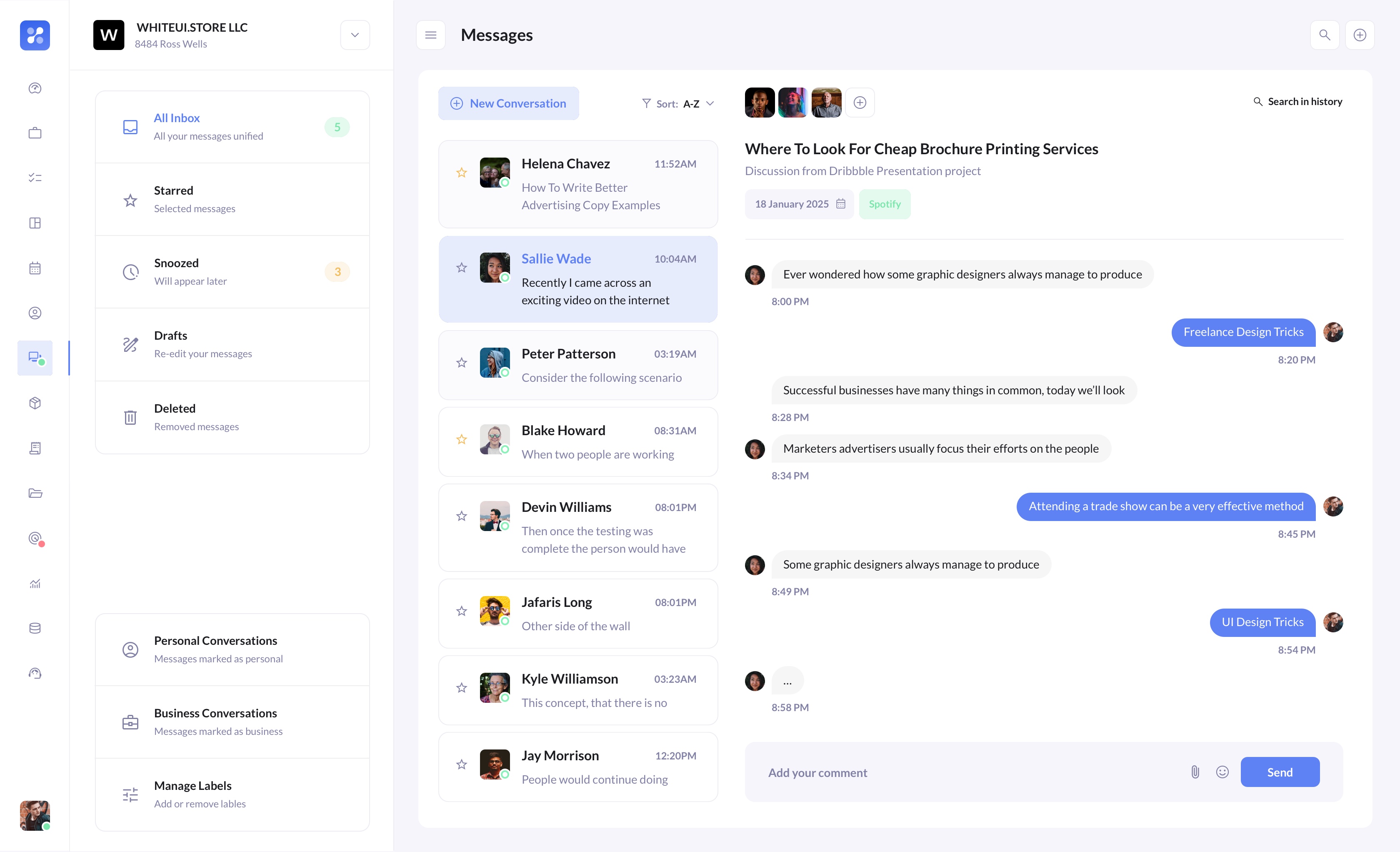 Enterprise ERP System — Screenshot