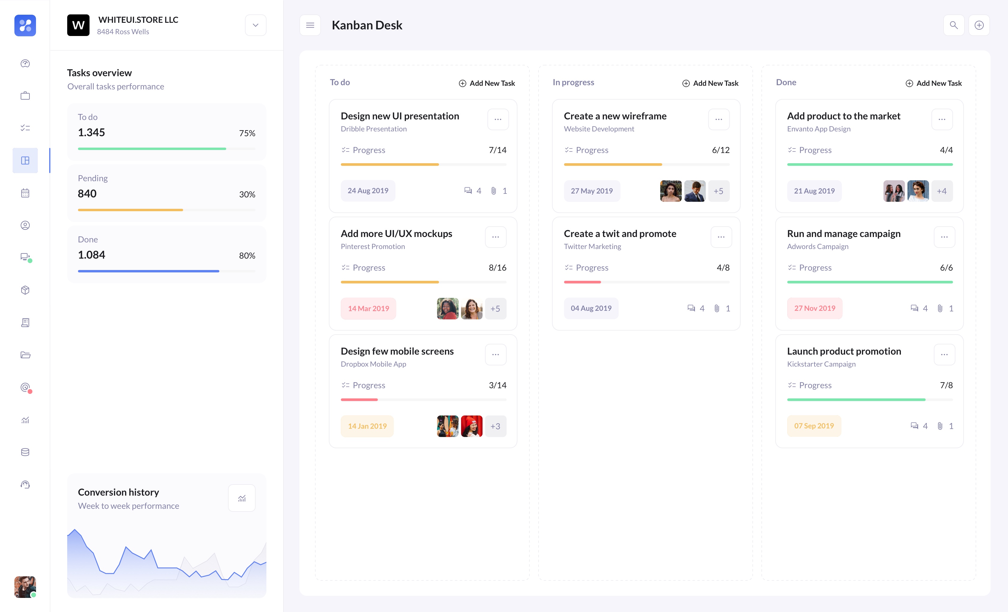 Enterprise ERP System — Screenshot